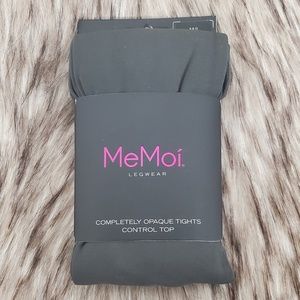 MEMOí Gray Completely Opaque Tights